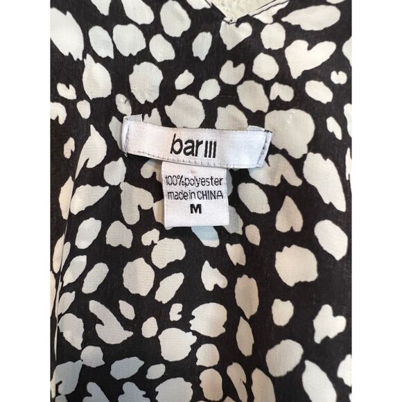 Bar III Black and White Tank Top - Picture 4 of 5